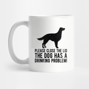 please close the lid the dog has a drinking problem! Mug